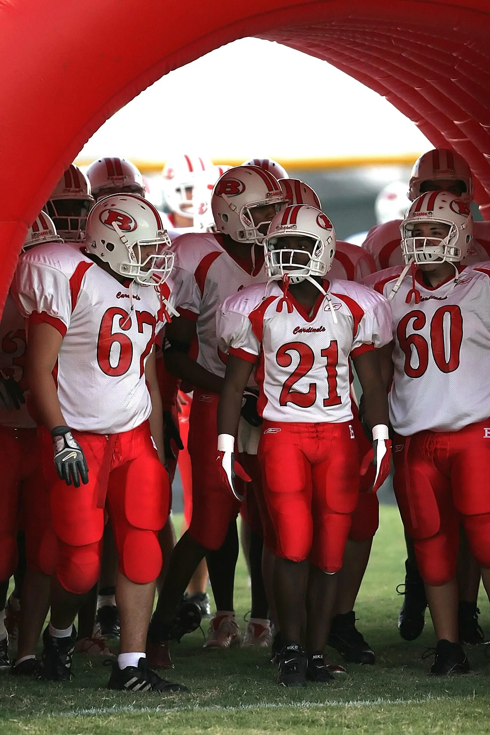 Team in custom uniform