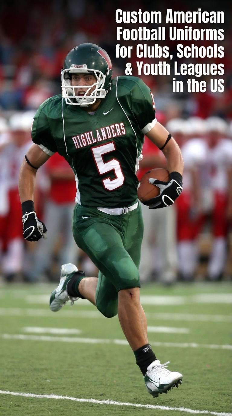 Custom American Football Uniforms for Clubs, Schools & Youth Leagues in the US